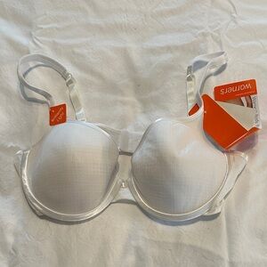 Warner's White Underwire Contour Bra